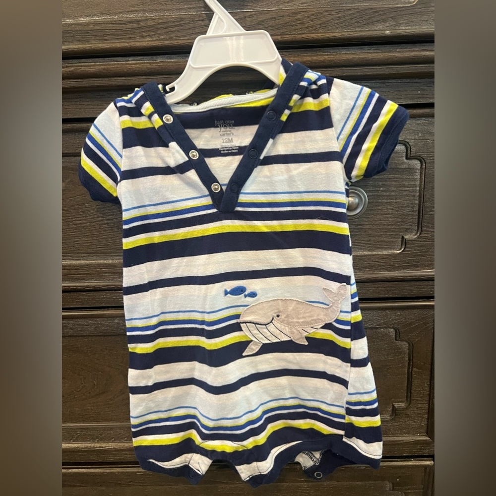 Ten 12-18 month summer onesies